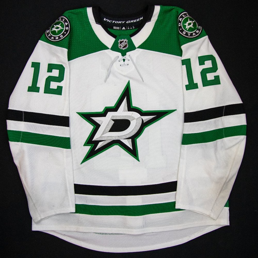 GAME WORN Radek Faksa 2018-19 Set 3 Dallas Stars Away Jersey - Size 56